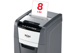 Papiervernietiger Rexel Optimum Auto+ 100X P4 snippers 4x28mm