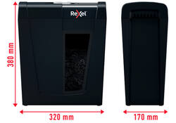 Papiervernietiger Rexel Secure X8 P4 snippers 4x40mm
