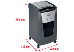 Papiervernietiger Rexel Optimum Auto+ 225X P4 snippers 4x26mm