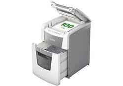 Papiervernietiger Leitz IQ Auto+ Small Office 100 P5 snippers 2x15mm