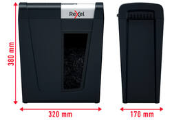 Papiervernietiger Rexel Secure MC4 P5 snippers 2x15mm