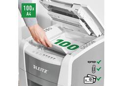 Papiervernietiger Leitz IQ Auto+ Small Office 100 P4 snippers 4x28mm