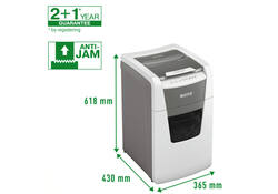 Papiervernietiger Leitz IQ Auto+ Office 150 P4 snippers 4x28mm