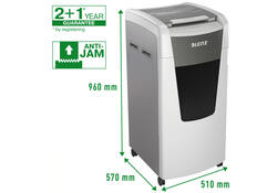 Papiervernietiger Leitz IQ Auto+ Pro 600 P4 snippers 4x28mm