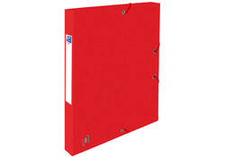 Elastobox Oxford Top File+ A4 25mm rood