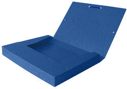 Elastobox Oxford Top File+ A4 40mm blauw