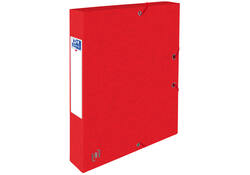 Elastobox Oxford Top File+ A4 40mm rood