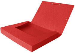 Elastobox Oxford Top File+ A4 40mm rood