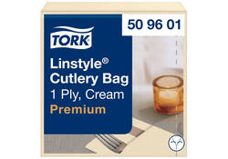 Pochette Tork LinStyle® 1-laags 50st duurzaam creme 509601