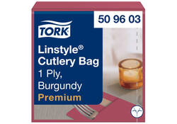 Pochette Tork LinStyle® 1-laags 50st duurzaam bordeaux 509603