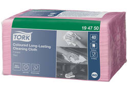 Reiningingsdoek Tork Long Lasting W8 multifunctioneel rood 194750