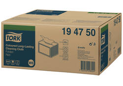 Reiningingsdoek Tork Long Lasting W8 multifunctioneel rood 194750