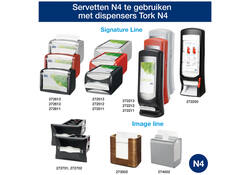 Servetten Tork Expressnap N4 extra zacht premium 1/2 vouw 2-laags wit 15850