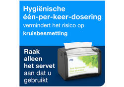 Servetten Tork Expressnap N4 extra zacht premium 1/2 vouw 2-laags wit 15850