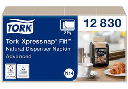 Servetten Tork Xpressnap Fit ® N14 2-laags naturel 12830