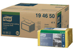 Reinigingsdoek Tork W8 Premium 1-laags 40 vel geel 194650