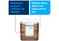 Servetdispenser Tork Xpressnap® tabletop N4 compact image walnoot 273002