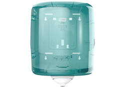 Dispenser Tork Reflex™ M4 performance lijn centerfeed wit/turquoise 473180