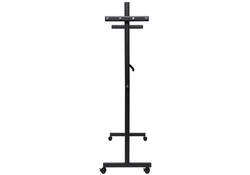 Garderoberek MAUL Samba mobiel 115X172X51cm 40kg, 10 haken zwart RAL9004