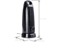 Kolomventilator OPUS 2 mini draaibaar zwart