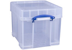 Opbergbox Really Useful 35 liter 480x390x345mm transparant wit