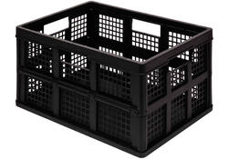 Opbergkrat Really Useful 45 liter 570x390x285mm opvouwbaar zwart