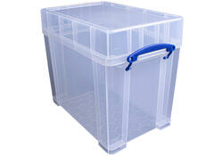 Opbergbox Really Useful 19 liter 395x255x330mm transparant wit