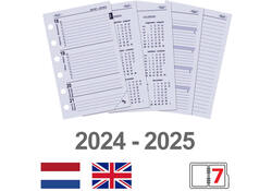 Organizer Kalpa Pocket inclusief agenda 2024-2025 7dagen/2pagina's grijs