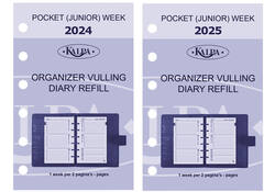 Agendavulling 2024-2025 Kalpa Pocket 7dagen/2pagina's