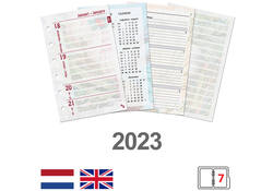Agendavulling 2026 Kalpa Pocket bloemen 7dagen/2pagina's