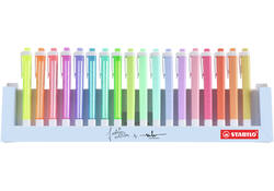 Markeerstift STABILO Swing cool 275/18 assorti deskset à 18 stuks
