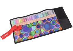 Fineliner STABILO point 88/25 Arty rollerset zwart fijn assorti etui à 25 stuks