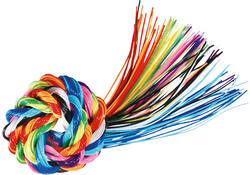 Scoubidoo touwtjes Folia 100cm 100 stuks assorti kleuren