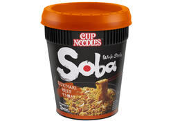 Noodles Nissin Soba sukiyaki beef cup