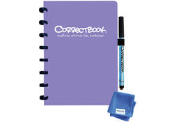 Notitieboek Correctbook A5 lijn 40blz petunia purple