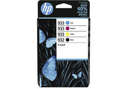 Inktcartridge HP 6ZC71AE 932 933 zwart + 3 kleuren