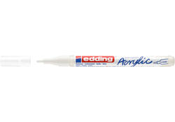Acrylmarker edding e-5300 fijn verkeerswit