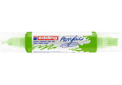 Acrylmarker edding e-5400 3D double liner geelgroen