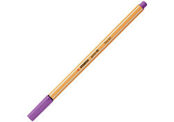 Fineliner STABILO point 88/60 fijn vergrijsd violet