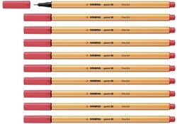 Fineliner STABILO point 88/47 fijn roestig rood