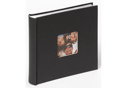 Fotoalbum Walther Fun 22x24cm tbv 200 foto's van 10x15cm zwart