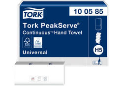 Handdoek Tork PeakServe Continu H5 universal gecomprimeerd wit 100585