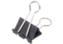 Papierklem MAUL 215 foldback 19mm capaciteit 7mm assorti
