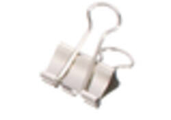 Papierklem MAUL 215 foldback 19mm capaciteit 7mm zilver