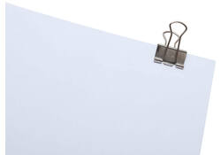 Papierklem MAUL 215 foldback 19mm capaciteit 7mm zilver