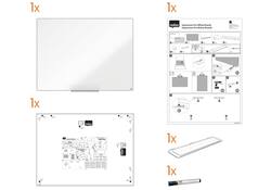 Whiteboard Nobo Impression Pro 90x120cm staal
