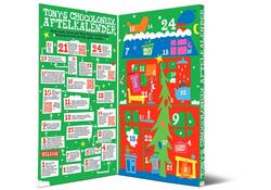 Chocolade Tony's Chocolonely Kerst big Tiny calendar 225gr assorti