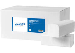 Handdoek Cleaninq Z-vouw 2laags 22x24cm 3200stuks