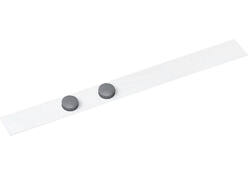 Wandlijst MAUL Standard zelfklevend 50cm incl 2 magneten wit