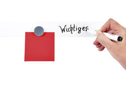 Wandlijst MAUL Standard zelfklevend 50cm incl 2 magneten wit